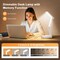 Rechargeable Lamps Cordless Lamps,6000mAh Small Battery Operated Lamp,3 Colors+Dimmable Desk Light,Small Desk Lamp with USB Charging Port+Timer,Battery Operated Lights,Wireless Lamp & Portable Light